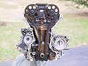 Timing chain cover removed