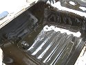 Oil pan closeup