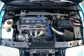 Engine w/polished parts (29k)