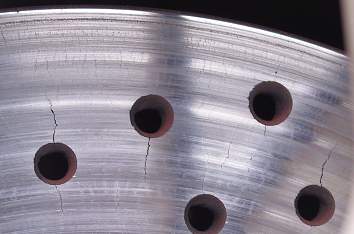 Cracked Porsche rotors (13k)
